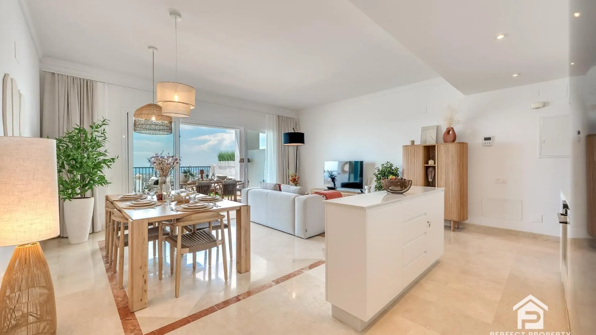 Paraiso Pueblo - 3Br With Panoramic Views And 7 Pools Estepona Apartment